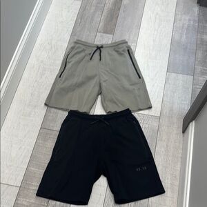 Zara Black and Gray Skorts Casual Bottoms